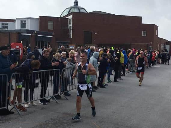 The superb support was appreciated by the competitors in the Fleetwood Triathlon