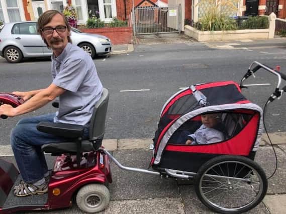 Marian Malek is appealing for help to find his mobility scooter after it was stolen from outside his Palatine Road home