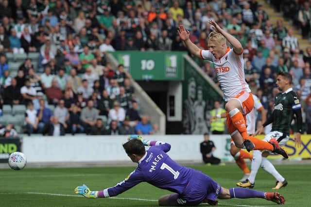 Cullen goes close as Blackpool dominated the early stages
