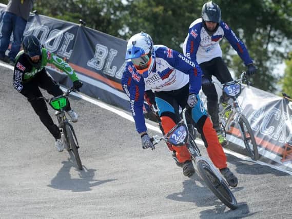 Action from the British BMX Championships at Stanley Park Picture: ROB LOCK