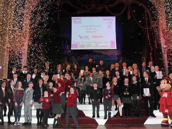 The Gazette Education Awards 2017 from the Tower Ballroom. A ticker-tape reception for the winners.