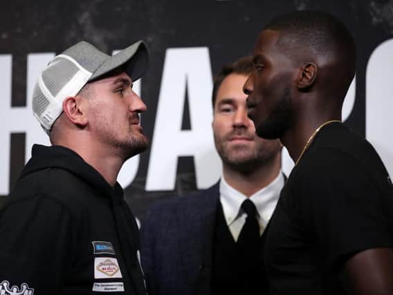 Askin defends his British cruiserweight title against the undefeated Okolie