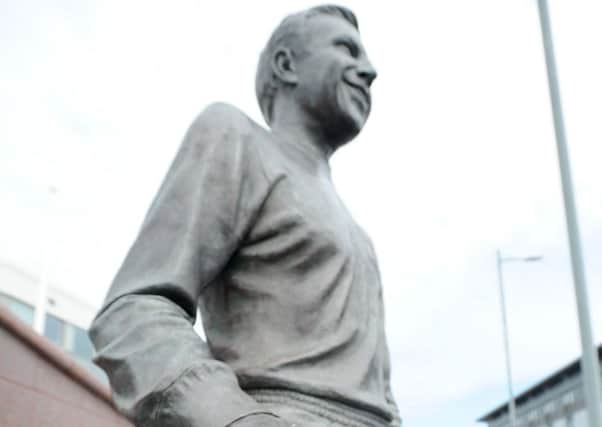 The statues of Jimmy Armfield and Stan Mortensen require some care