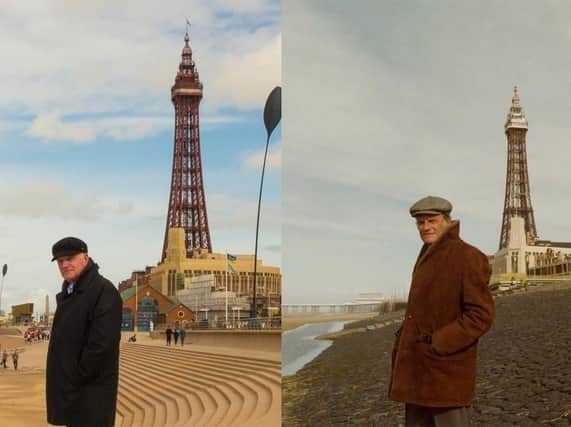 Franklin Graham (left) in Blackpool and (right) his father Billy, who spoke in Blackpool in 1982