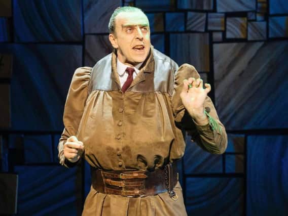 Craig Els as Miss Trunchbull in Matilda The Musical's UK tour