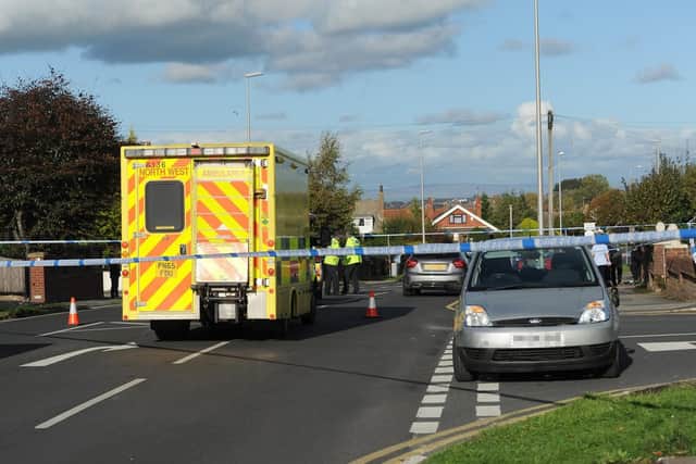 The man was killed after colliding with a silver Ford Fiesta.