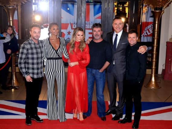 Ant McPartlin (left to right), Alesha Dixon, Amanda Holden, Simon Cowell, David Walliams and Declan Donnelly attending last year's Britain's Got Talent Photocall at the Opera House, Church Street, Blackpool