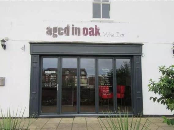 The premises of the Aged in Oak wine bar could be extended to create a bigger venue