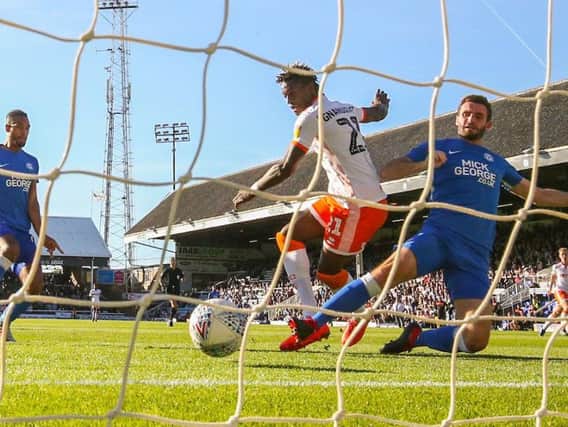 Armand Gnanduillet bundles home Blackpool's first