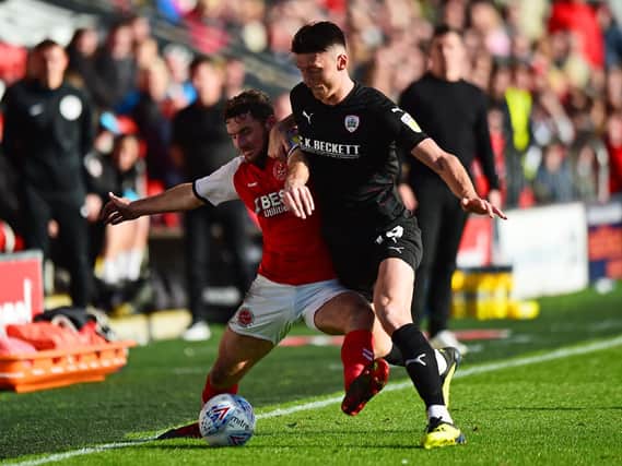 Lewie Coyle was in the thick of the action