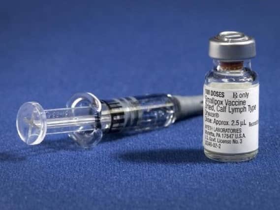 The smallpox vaccine is being offered