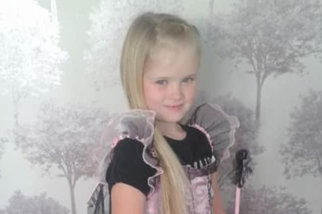 Mylee Billingham. William Billingham has been jailed at Birmingham Crown Court for life with a minimum term of 27 years for the murder of his eight-year-old daughter Mylee. Photo credit: West Midlands Police/PA Wire