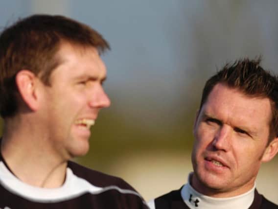 Colin Woodthorpe (right) with Dave Challinor