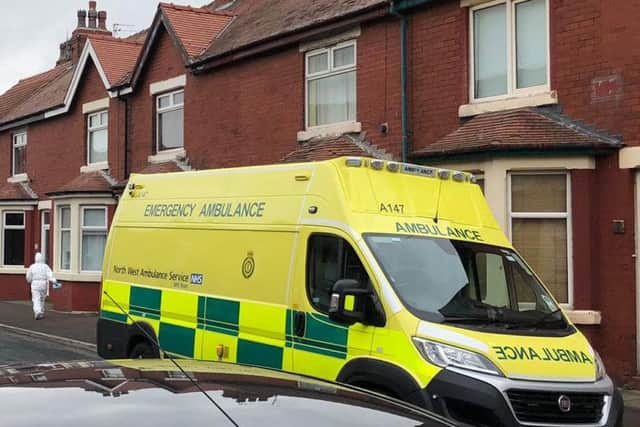 Paramedics in full body protective gear were sent to a Fleetwood home as a 'precaution' amid concern over the potential spread of monkeypox