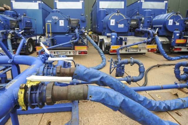 The diesel powered pumps to be used in fracking