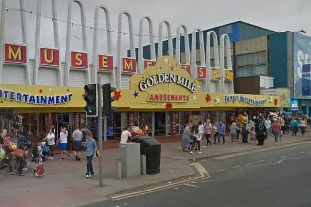 Golden Mile Amusements on the Prom in Blackpool (Picture: Google Maps)