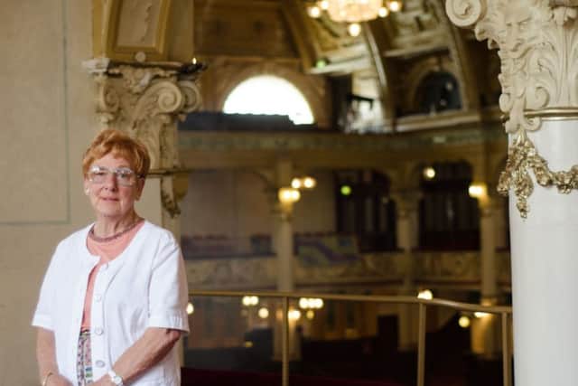 Pat Prince, ballroom dancer, pictured in Blackpool Tower Ballroom
From Time and Tide, by Claire Griffiths