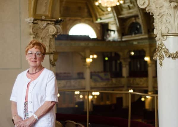 Pat Prince, ballroom dancer, pictured in Blackpool Tower Ballroom
From Time and Tide, by Claire Griffiths