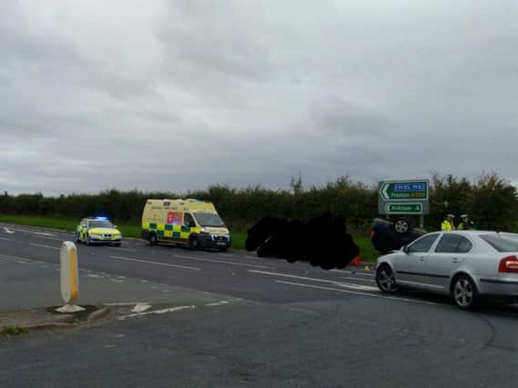 The man suffered major injuries and died at hospital.