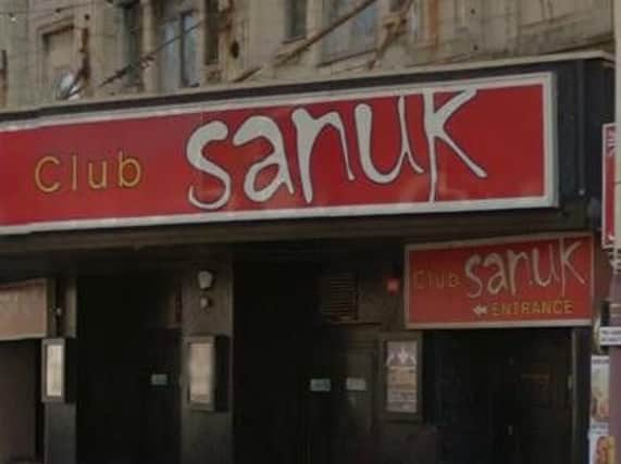 The building which once housed Club Sanuk is going up for auction