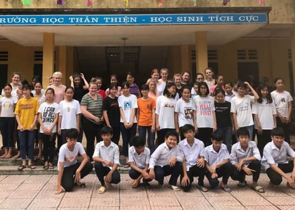 Society, Health and Childhood students and staff from Blackpool and the Fylde College recently returned from a trip to Vietnam where they taught in local schools and gave presentations on British culture to those impacted by the Vietnam war.