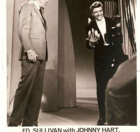 Preston magician Johnny Hart with Ed Sullivan