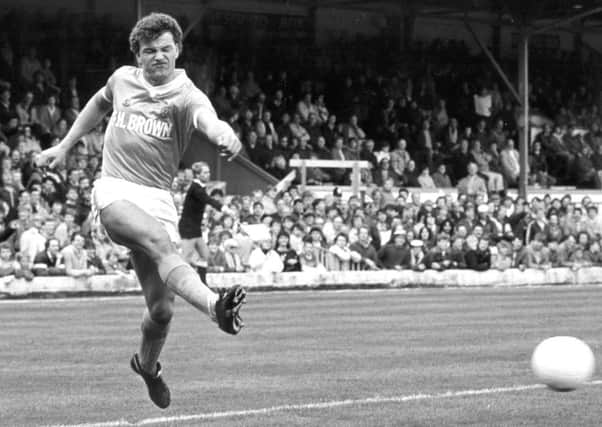 Paul Stewart in action for Blackpool in 1985