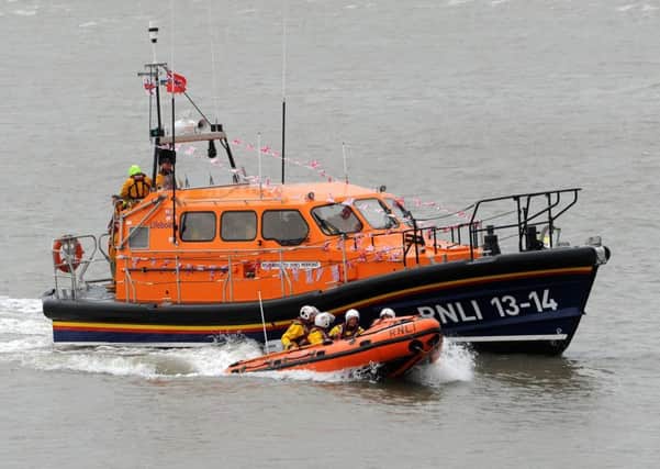 Lifeboat crews were called out