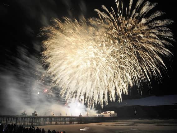 There had been fears that Storm Callum would put a stop to Saturday's Fireworks Fiesta in Blackpool.