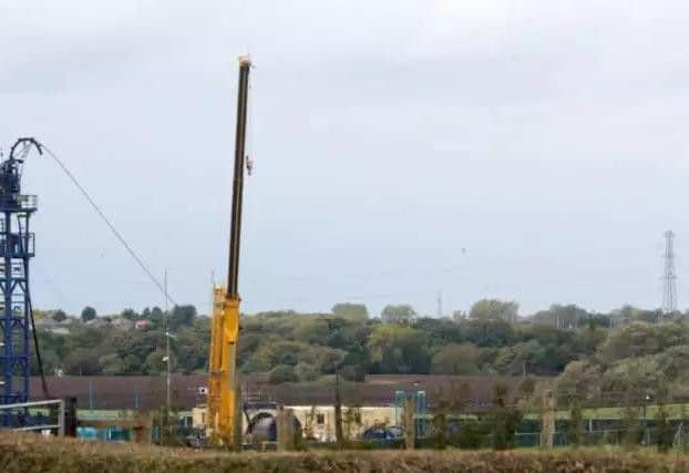 The Preston New Road fracking site the day before fracking was due to start after a court injunction seeking to halt it was rejected