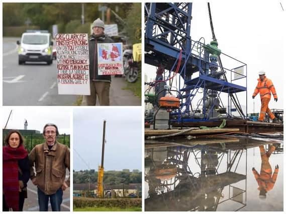 Preston New Road is closed in both directions due to fracking demonstrations