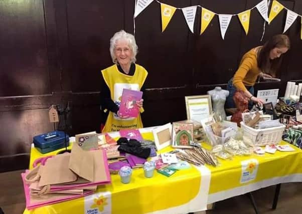Dawn Snell, grandma of Sarah Leahy, a committee member of local Marie Curie fund-raising group