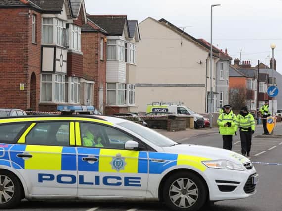 Two women were shot dead at a house in St Leonards, East Sussex. Craig Savage shot dead his ex-wife, mother-in-law and pet dog with a stolen semi-automatic rifle in an execution-style killing after she rejected him and refused to reconcile, Lewes Crown Court has heard. Photo credit: Gareth Fuller/PA Wire