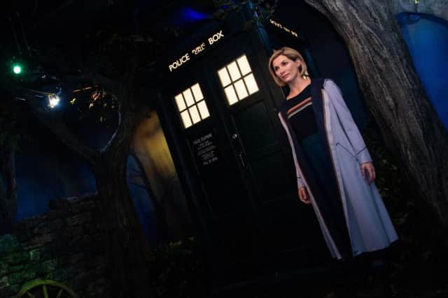 The new Doctor Who area, featuring the 13th Doctor at Madame Tussauds in Blackpool.