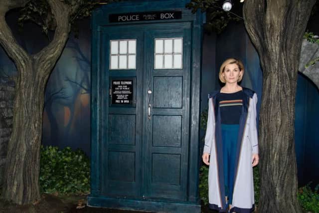 The new Doctor Who area, featuring the 13th Doctor at Madame Tussauds in Blackpool.