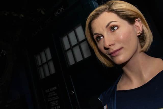 The waxwork of Jodie Whittaker as the 13th Doctor.