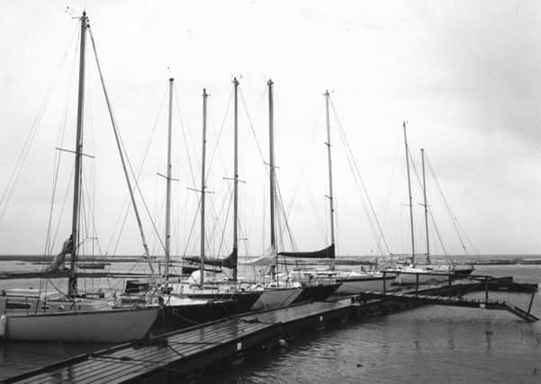 Lytham Creek, as a dock for Ribble Cruising Club craft, in 1988