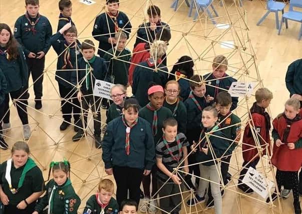 Blackpool Scouts and Cubs Tower Challenge