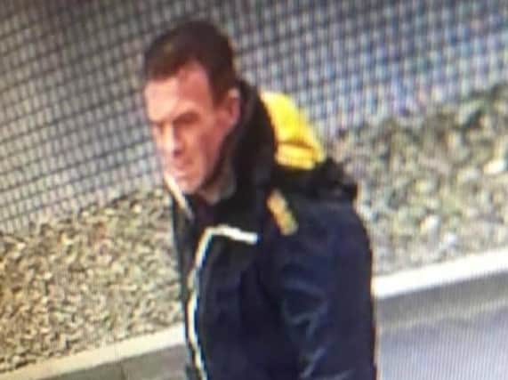 Police want to speak to this man about the thefts (Picture: Fleetwood Police)