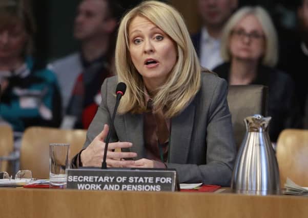 Esther McVey is the Work and Pensions Secretary and at the centre of a growing furore over Universal Credit