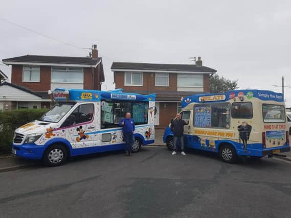 Fleetwood's Maurice Murray part of worlds longest ever convoy of ice cream vans for Guinness Book of Records