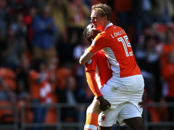 Sean Longstaff celebrates his match-winning goal