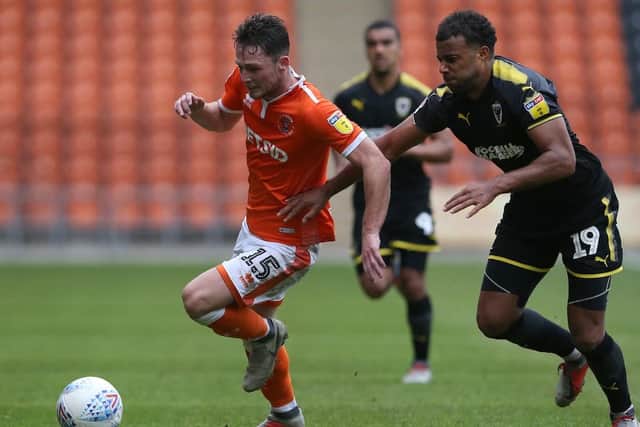 Jordan Thompson in action against the Dons