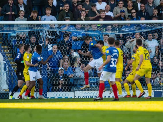 Hawkins opens the scoring for Portsmouth