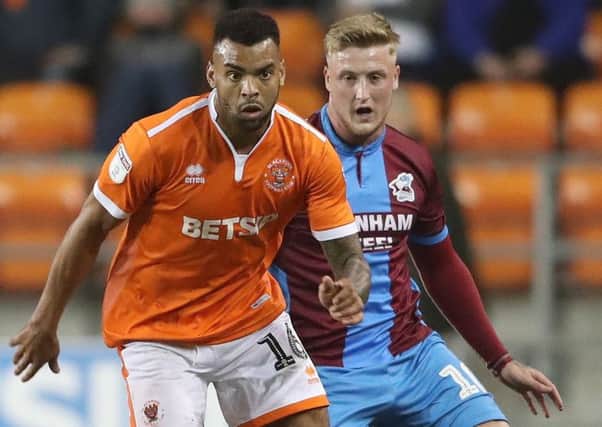Blackpool extended their unbeaten run with victory against Scunthorpe United on Tuesday