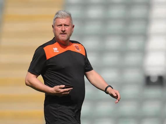 Terry McPhillips' Blackpool side were knocked out of the Lancashire Senior Cup