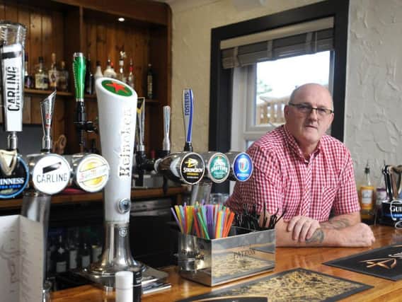 Landlord Andy Trotter will be leaving the White Bull at the weekend
