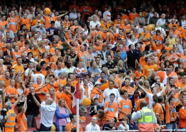 Blackpool fans turned out in force at Arsenal in 2010 but that may not be the case next Wednesday