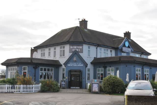 The Newton Arms pub on Staining Road, Normoss