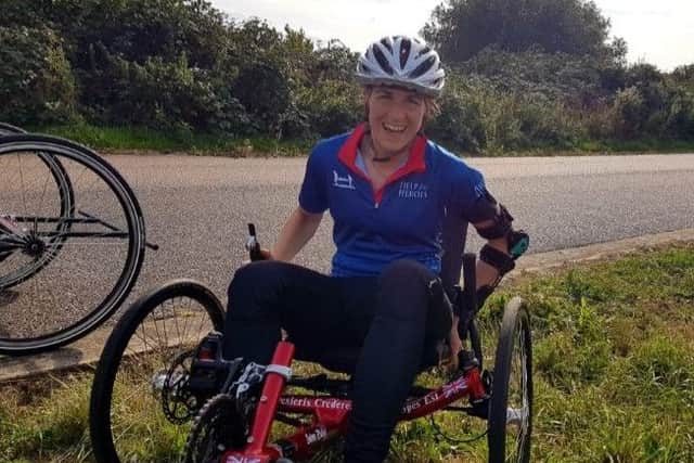 A Blackpool former soldier with a paralysed arm has won two gold medals for cycling at The Invictus Games.
Debbie OConnoll, 31, a former member of the Kings troupe royal horse artillery, was thrown from her horse in 2015, breaking her collar bone and suffering paralysis of her left arm.